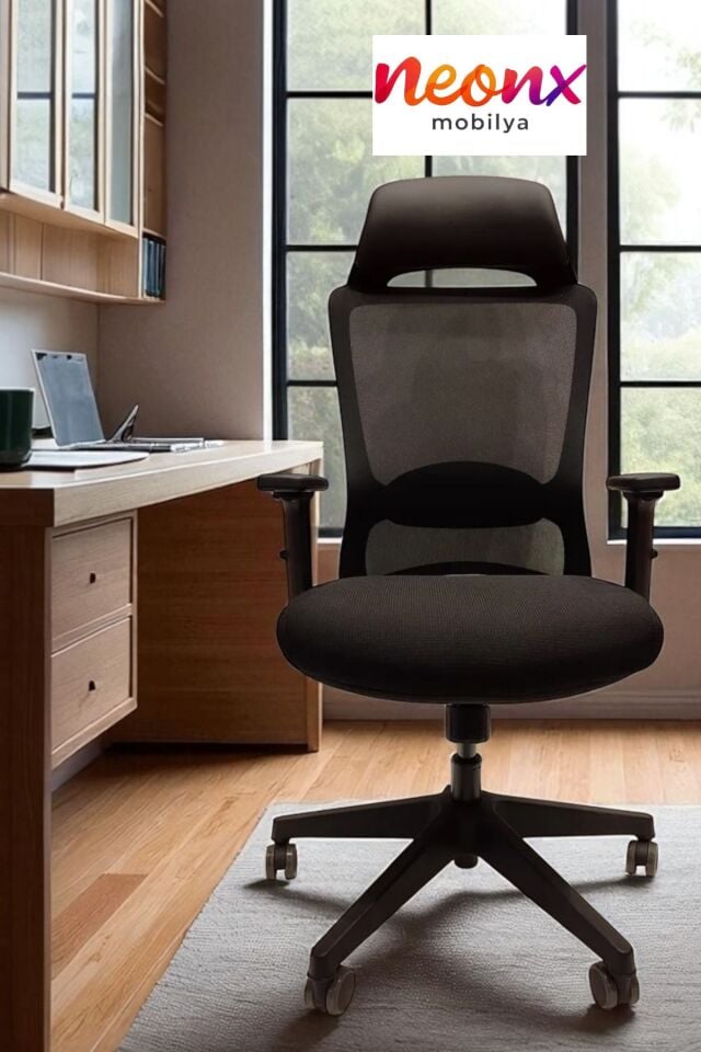 Flexv Yönetici Çalışma Koltuğu – Ergonomik Konfor ve Modern Tasarım