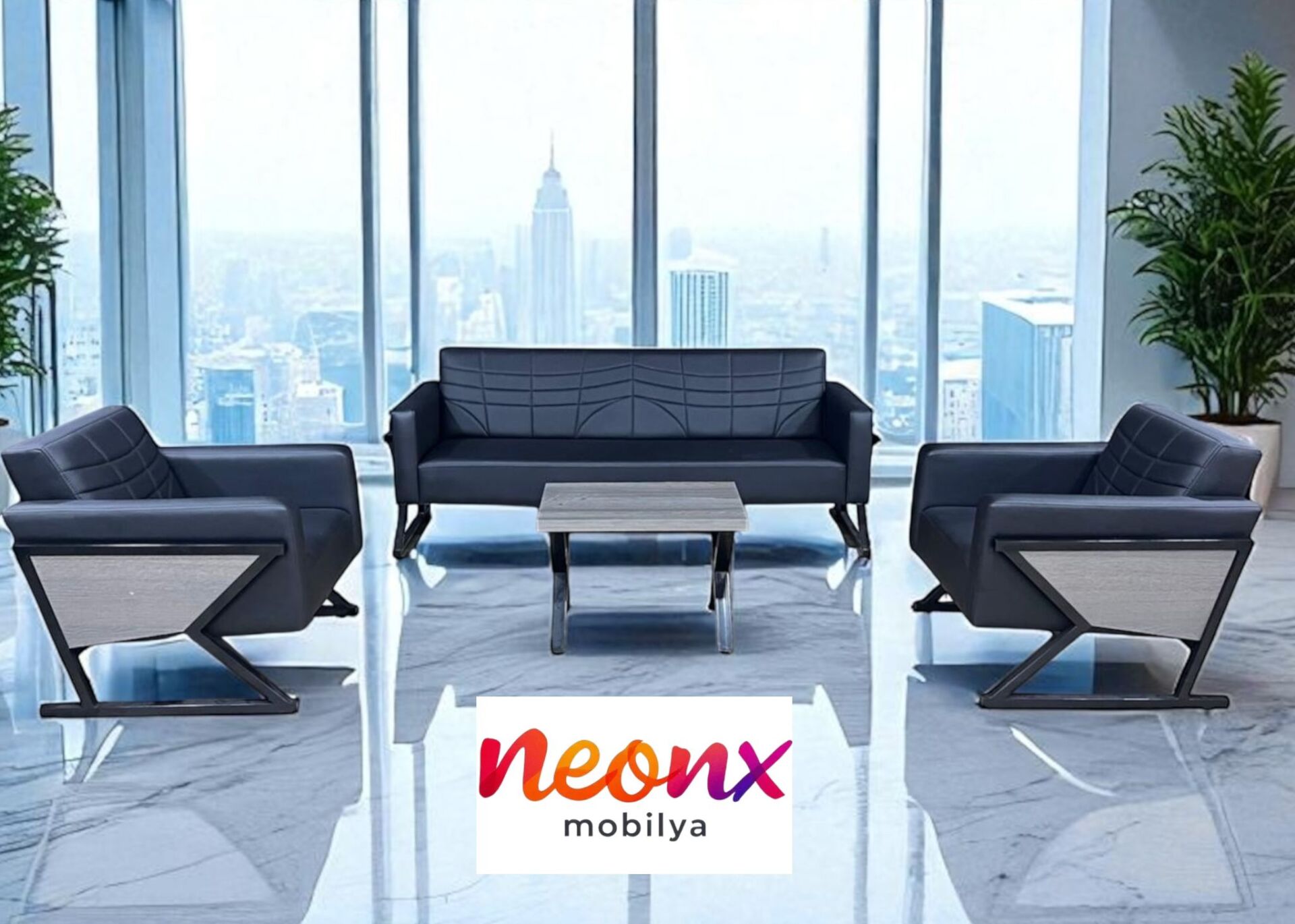 Neonx Alpha Kanepe Takımı | Modern ve Konforlu ofis  Koltuk Takımı