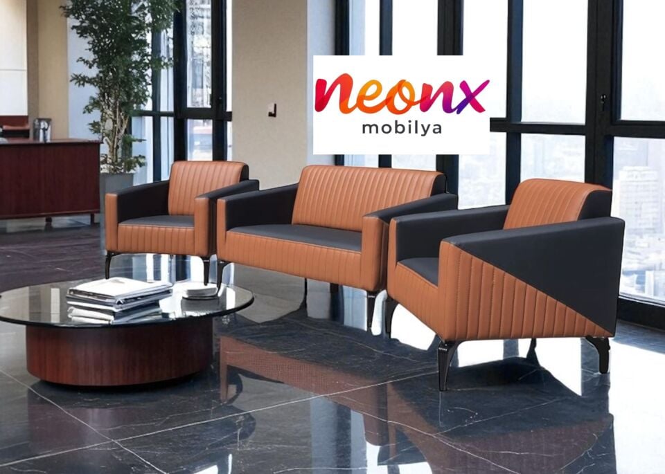 Neonx Sıla Ofis Kanepe Takımı | Modern Ofis Koltuk Takımı