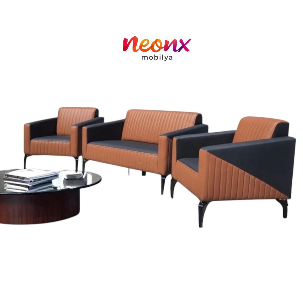 Neonx Sıla Ofis Kanepe Takımı | Modern Ofis Koltuk Takımı