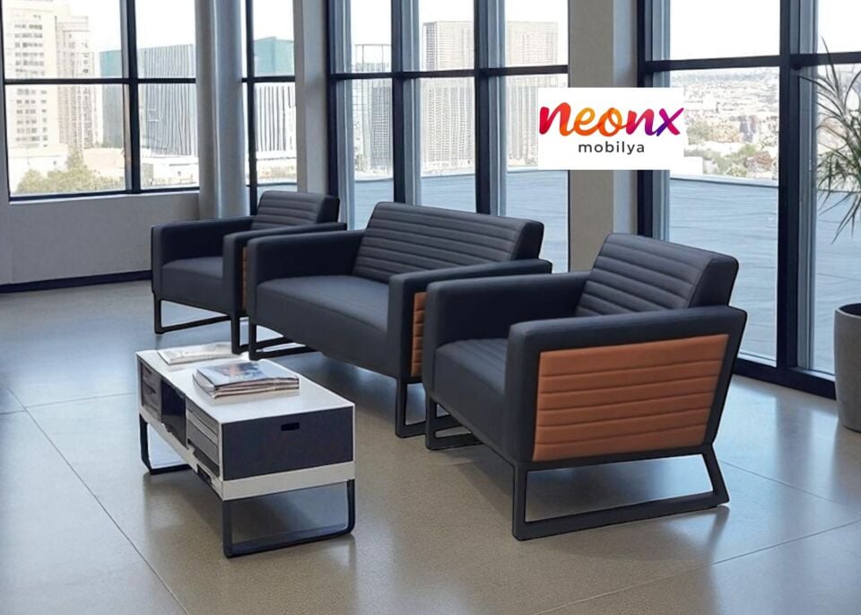 Neonx Beta Ofis Kanepe Takımı | Modern Ofis Koltuk Takımı