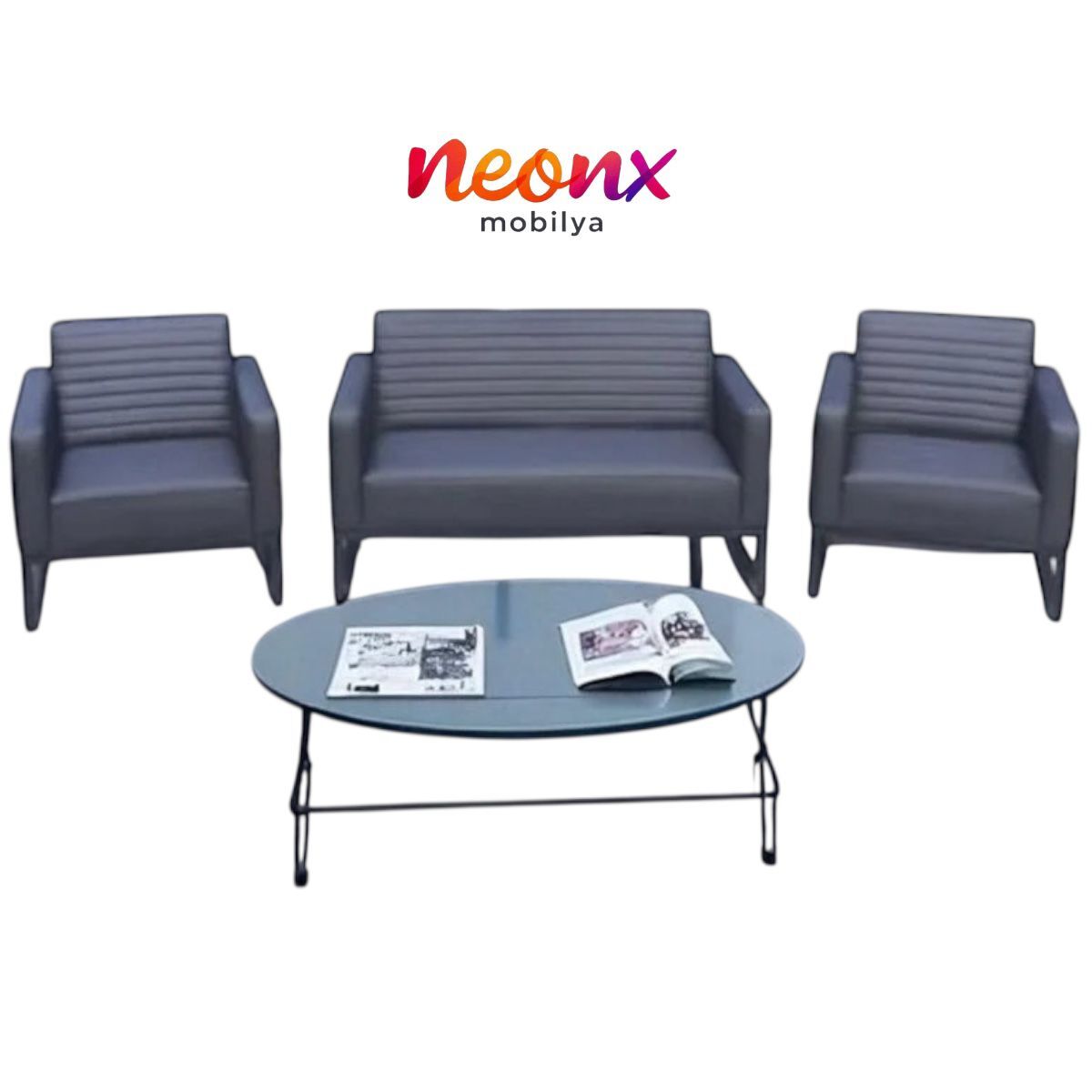 Neonx Sahra Ofis Kanepe Takımı | Modern Ofis Koltuk Takımı