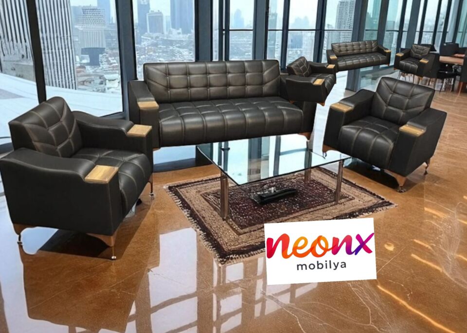 Neonx Florya Ofis Kanepe Takımı | Modern Ofis Koltuk Takımı