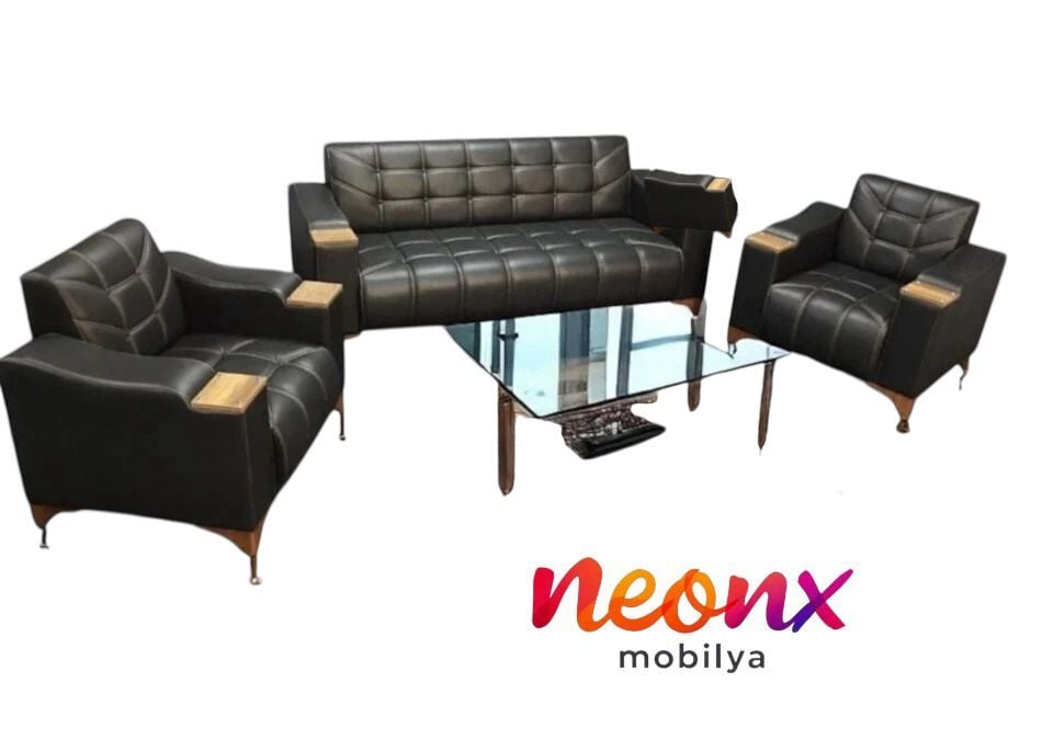 Neonx Florya Ofis Kanepe Takımı | Modern Ofis Koltuk Takımı