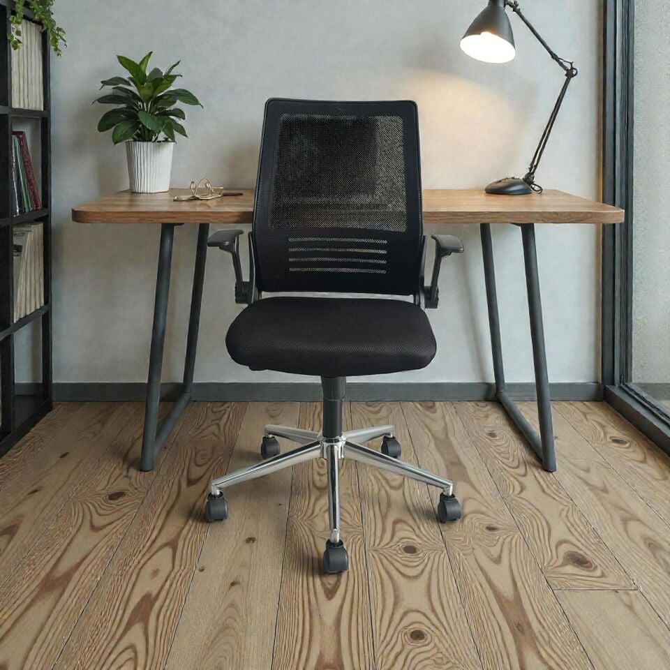 Astra Çalışma Koltuğu Başlıklı Demir Ayaklı